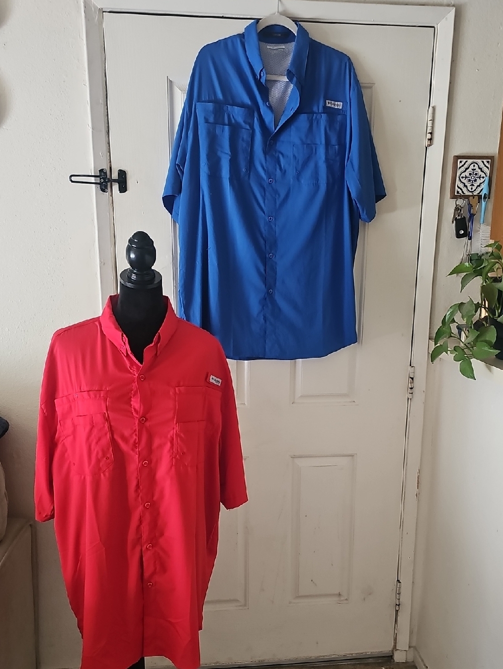 Columbia PFG Short Sleeve Shirts Size XLT/TLG 🦒